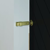 National Hardware Brushed Gold Barn Door Lock
