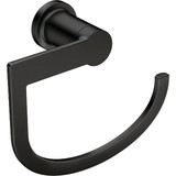 Moen Rinza Towel Ring, Matte Black Y1186BL