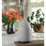 Candle Warmers Airome Ultra Sonic Essential Oil Diffuser - Gray Hobnail