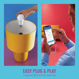 Wiz 60W Equivalent Color Changing A19 Medium Dimmable Smart LED Light Bulb 603449 510458