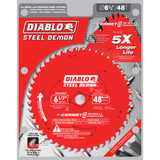 Diablo Steel Demon 6-1/2 In. 48-Tooth Cermett II Metal Circular Saw Blade, Bulk