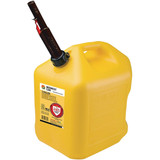 Midwest Can 5 Gal. Plastic Auto Shut Off Diesel Fuel Can, Yellow 8610