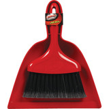 Libman 7 In. Poly Whisk Broom with Dust Pan, Black Bristles