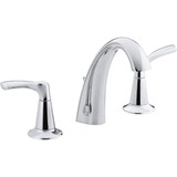 Kohler Mistos Chrome 2-Handle Lever 8 In. Widespread Bathroom Faucet with Pop-Up