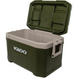 Igloo Sportsman Latitude 52 Qt. Cooler, Tank Green & Sandstone 50410 800392