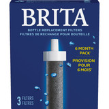Brita Hard Sided Water Bottle Replacement Filter (3-Pack) 36461