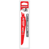 Diablo Steel Demon Bi-Metal 6 In. 8/10 TPI Metal Demolition Reciprocating Saw Blade (5-Pack)