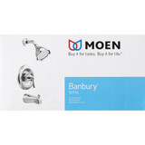 Moen Banbury Posi-Temp 1-Handle Lever Tub and Shower Faucet, Chrome