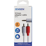 Jensen 3 Ft. White Stereo Audio Cable JAH745V