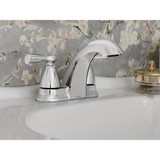 Moen Banbury 2-Handle Lever Centerset Bathroom Faucet with Pop-Up, Chrome