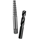 Century Drill & Tool #6 Spiral Flute Screw Extractor & Drill Bit Combo 73506