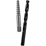 Century Drill & Tool #5 Spiral Flute Screw Extractor & Drill Bit Combo 73505