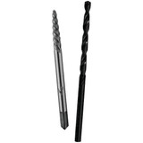 Century Drill & Tool #2 Spiral Flute Screw Extractor & Drill Bit Combo 73502