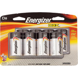 Energizer Max D Alkaline Battery (8-Pack) E95BP-8H