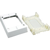 Wiremold White Plastic 1 In. Switch/Outlet Box NMW2