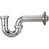 Keeney 1-1/4 In. x 1-1/4 In. Chrome-Plated 17 Gauge Brass P-Trap 301K