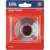 Do it 1/2 In. IPS Chrome Plated Metal Bell Flange
