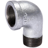 B&K 1 In. 90 Deg. Street Galvanized Elbow (1/4 Bend) 510-305BG Pack of 5