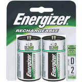 Energizer D NiMH Rechargeable Battery (2-Pack) NH50BP2(R2)