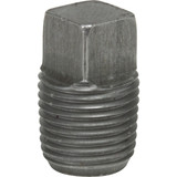 Anvil 1 In. Malleable Black Iron Square Head Pipe Plug 8700159356