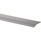 Do it Satin Silver Fluted 2 In. x 3 Ft. Aluminum Carpet Trim Bar, Extra Wide