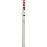 Do it Satin Silver Fluted 2 In. x 3 Ft. Aluminum Carpet Trim Bar, Extra Wide