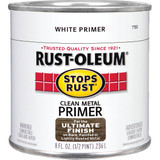 Rust-Oleum Stops Rust Clean Metal Primer, White, 1/2 Pt. 7780730