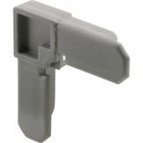 Prime-Line 3/4 In. x 5/16 In. Gray Plastic Frame Corner (4-Count) PL7727