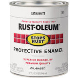 Stops Rust Satin White Enamel 7791502 786117