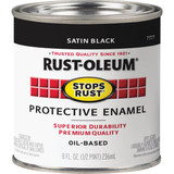 Stops Rust Satin Black Enamel 7777730 786135
