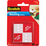 Scotch 1 In. x 1 In. 1 Lb. Capacity Removable Mounting Squares (16-Pack) 108
