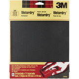 3M Wetordry 9 In. x 11 In. Extra Fine Sandpaper, 320 Grit (5-Pack) 9086DC-NA