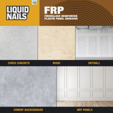 LIQUID NAILS 3.5 Gal. FRP Panel Adhesive FRP310-3.5GAL 281522