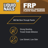 LIQUID NAILS 3.5 Gal. FRP Panel Adhesive FRP310-3.5GAL 281522