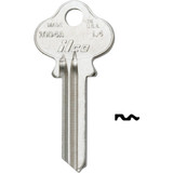 ILCO Lockwood Nickel Plated House Key, L1 / 1004 (10-Pack) AL3704800B