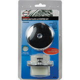 Danco 1-3/8 In. or 1-1/2 In. Universal Bathtub Drain Stopper Kit with Chrome Finish