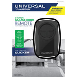 Chamberlain Original Clicker 2-Button Black Universal Garage Door Remote Control