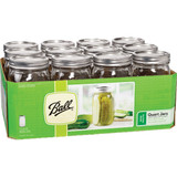 Ball 1 Quart Wide Mouth Mason Canning Jar (12-Count) 67000 661144