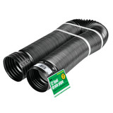 Amerimax 4 In. X 12 Ft. Expandable Solid Drainage Pipe 51710