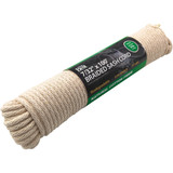 Do it Best 7/32 In. x 100 Ft. White Solid Braided Cotton Sash Cord