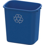 Impact 28 Qt. Blue Plastic Recycle Wastebasket 7702-11R