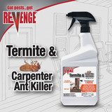 REVENGE 32 Oz. Ready To Use Trigger Spray Long Lasting Termite & Carpenter Ant Killer Spray