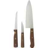 Chicago Cutlery Walnut Tradition Kitchen Knife Set (3-Piece) B42