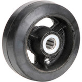 Global Industrial 5"" x 2"" Mold-On Rubber Wheel - Axle Size 5/8""