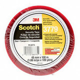 Scotch Box Sealing Tape,Red,Hot Melt Resin 3779