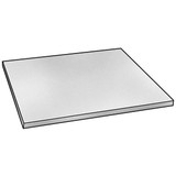 Sim Supply PlstcSht,Nyln6/6,12"x24",0.125"T,OWh,Opq  BULK-PS-NYL-1003