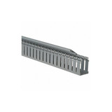 Panduit Wire Duct,Wide Slot,Gray,L 6 Ft  H3X3LG6