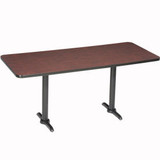 Interion Counter Height Restaurant Table 72""L x 30""W Mahogany
