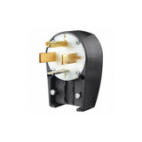 Bryant Angle Straight Blade Plug,Blk/White 9462ANPB