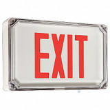 Dual-Lite Ext Sgn,Alum,Wht,14 45/64in SEWLDRWE